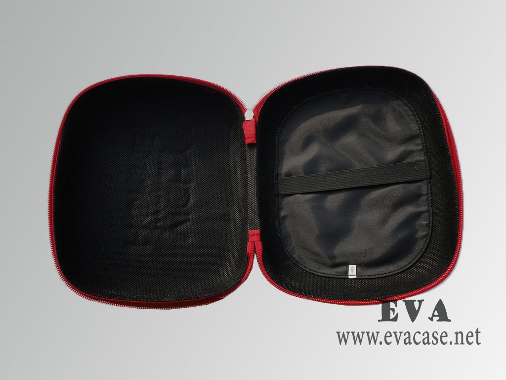 hard EVA cosmetic travel case with non-woven lining