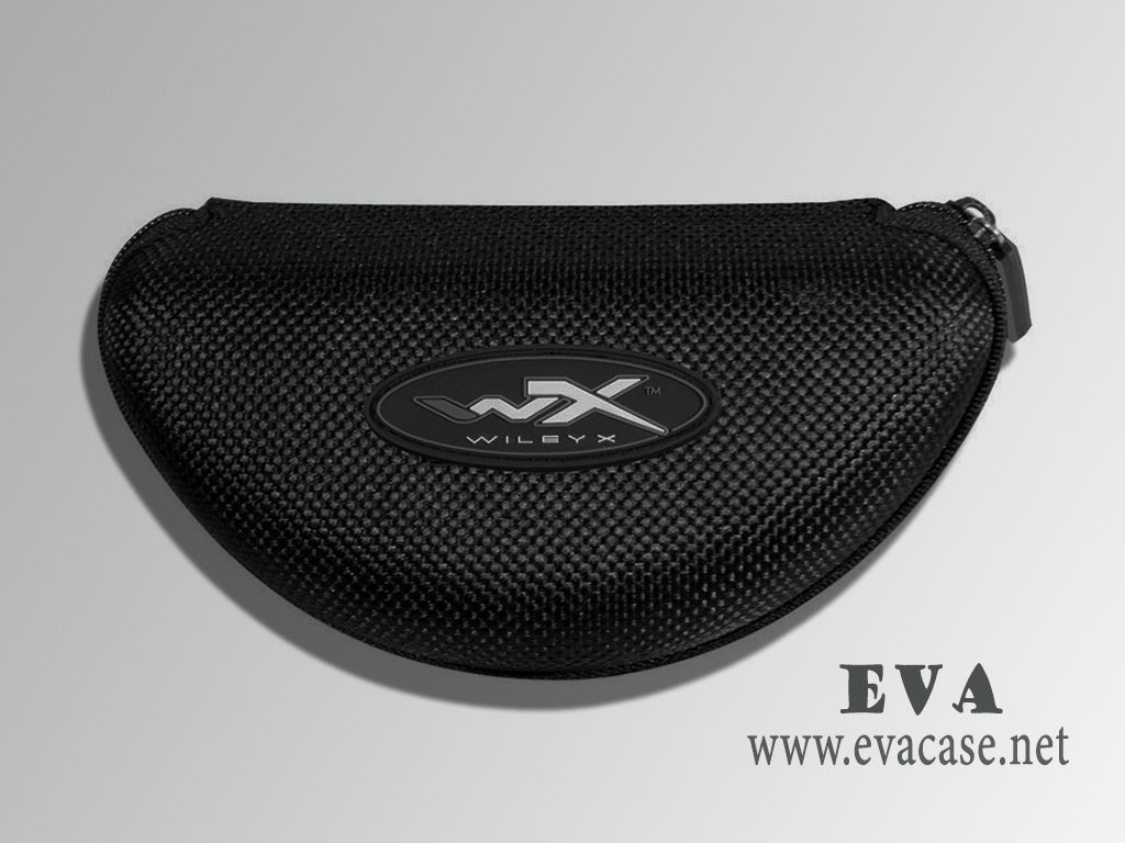 Wiley x tactical EVA impact protection sunglasses zipper case in black