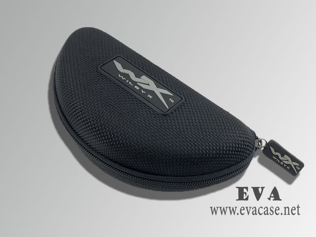 Wiley x tactical EVA impact protection sunglasses zipper case side view