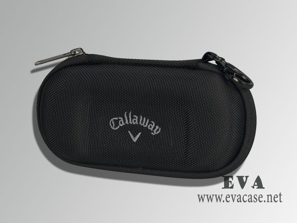 Callaway cute rugged sunglasses case front view with durable nylon coated