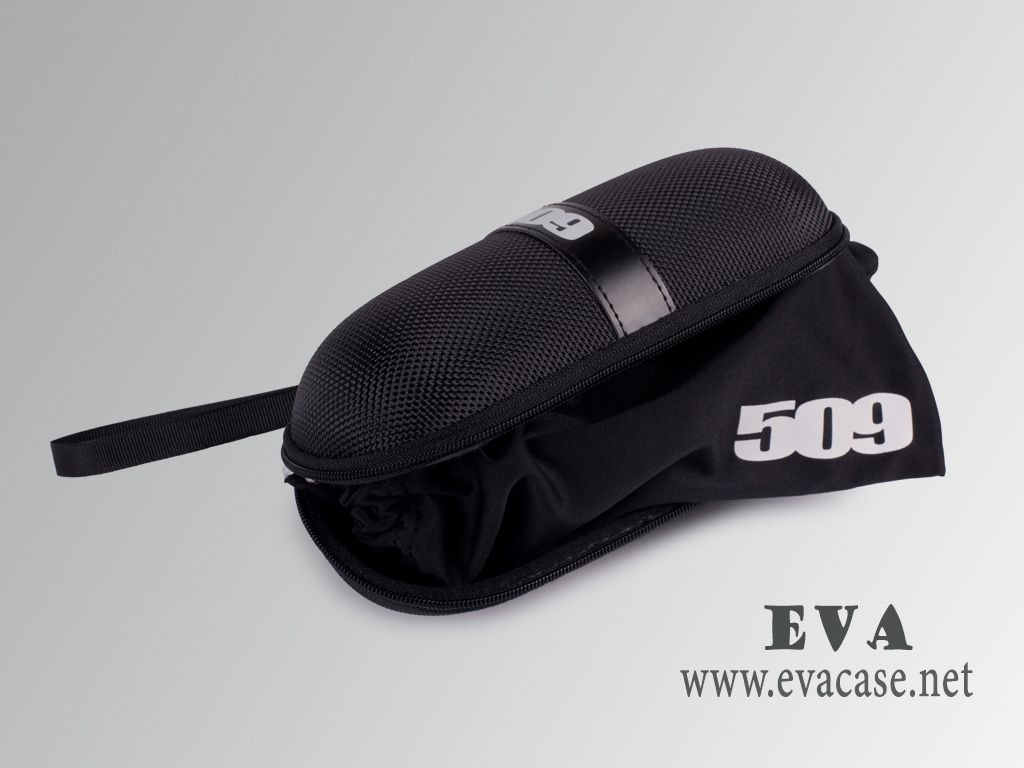 509 diy slim EVA sunglasses bag cases with waterproof nylon coated