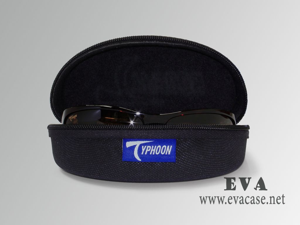 TYPHOON EVA sunglass storage case with durable nylon covering