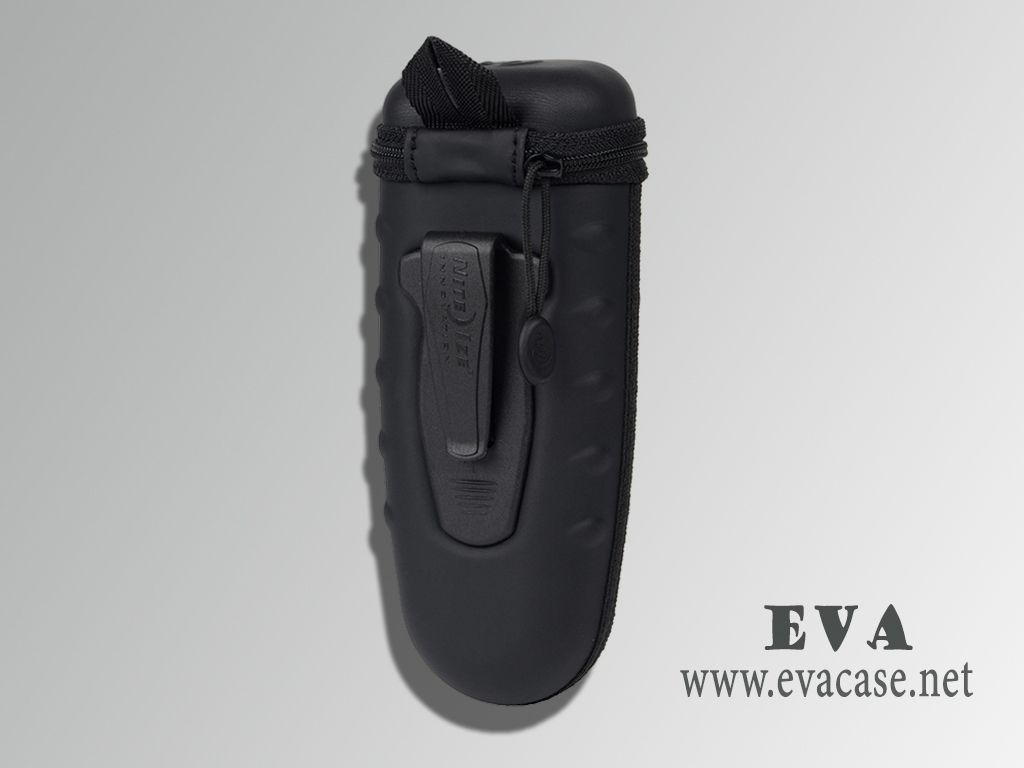 Nite Ize personalized Rugged hard shell EVA SunGlasses pouch Case back view