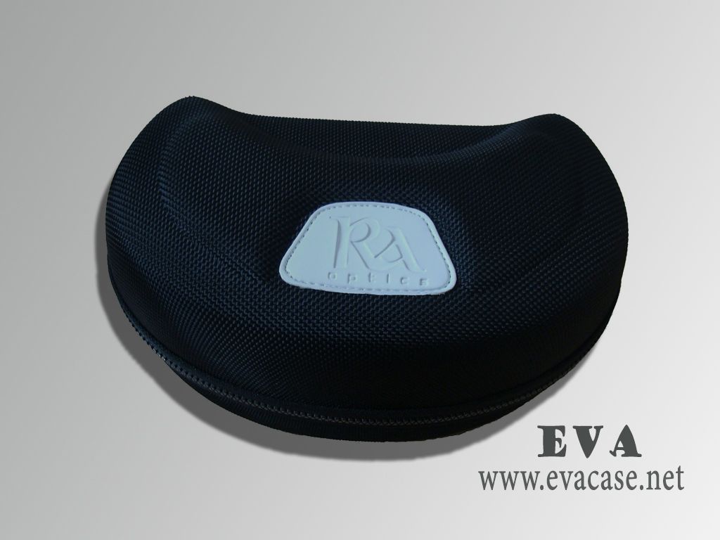 RA Optics thermal formed EVA ski goggle protector case front view
