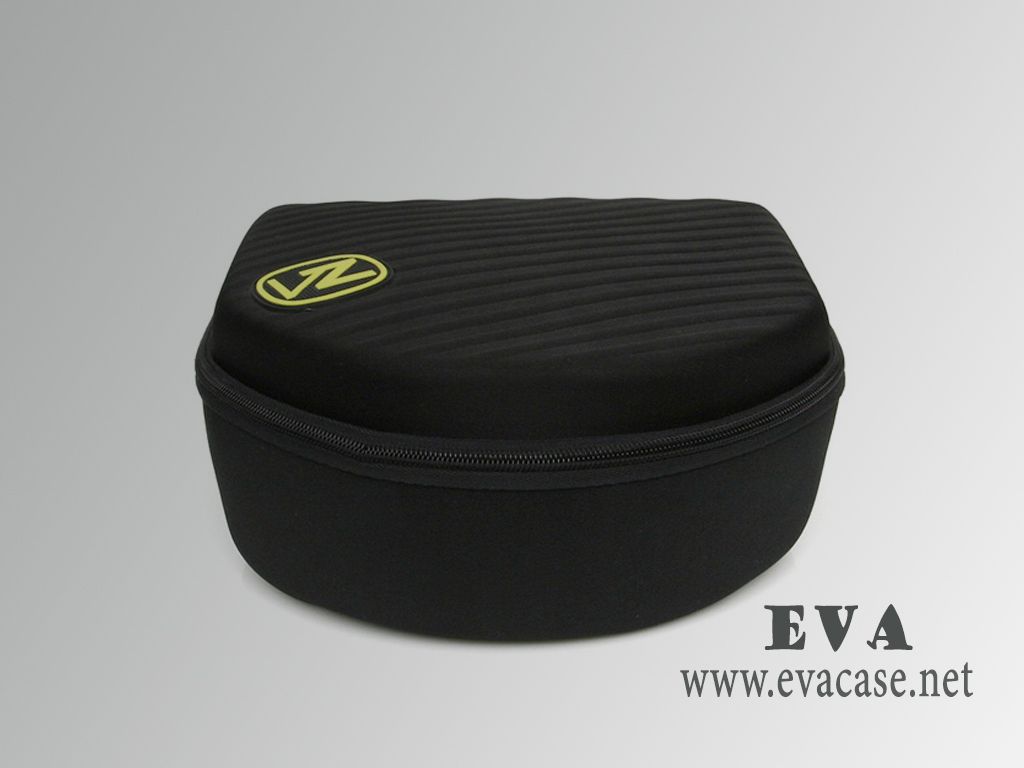 VONZIPPER thermoformed snow goggle holding hard case front view
