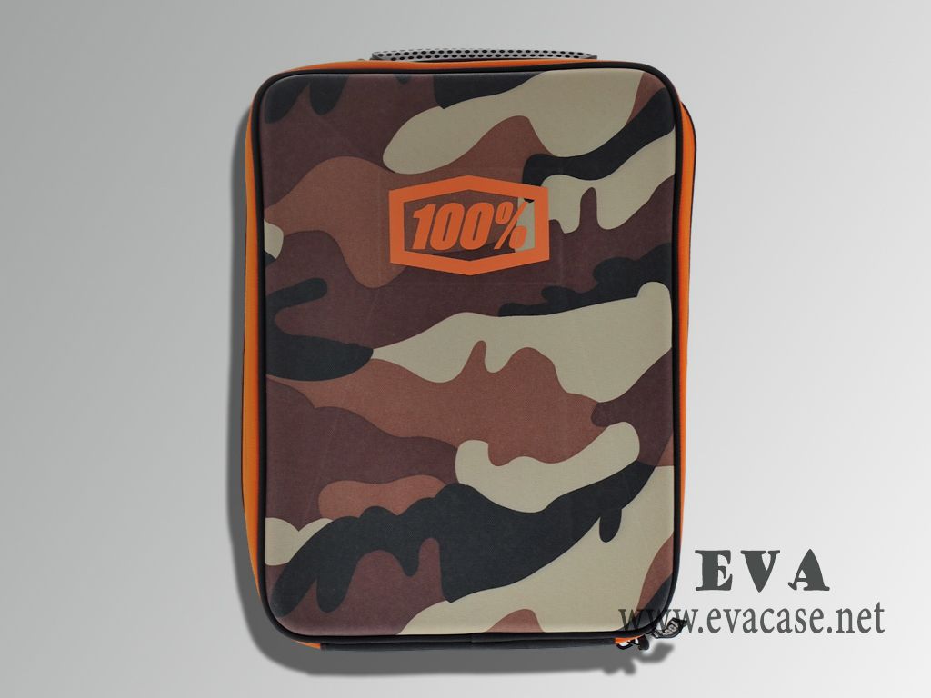 100 percent snowboard goggle travel case in camouflage