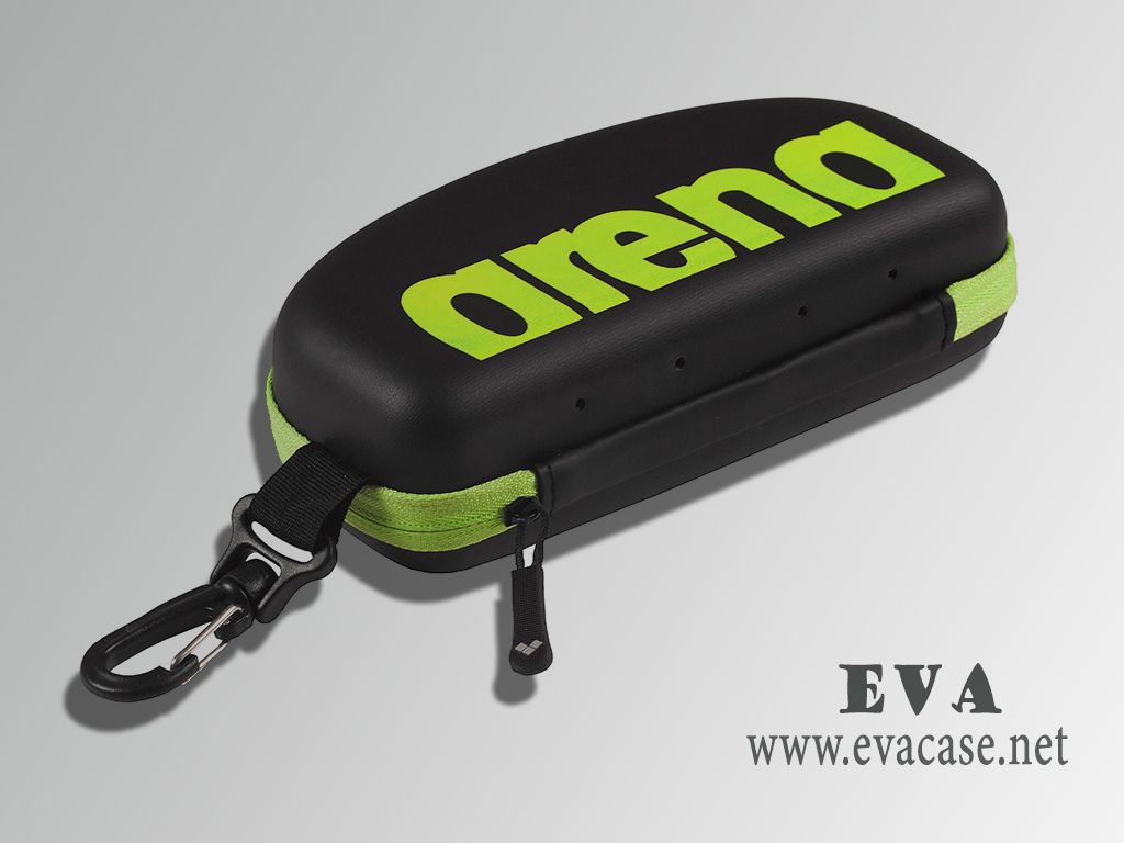 ARENA EVA swim goggle organizer case with vent hole