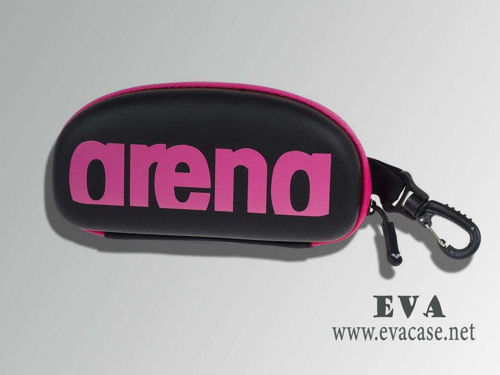 ARENA EVA swim goggle organizer case with imprinted logo