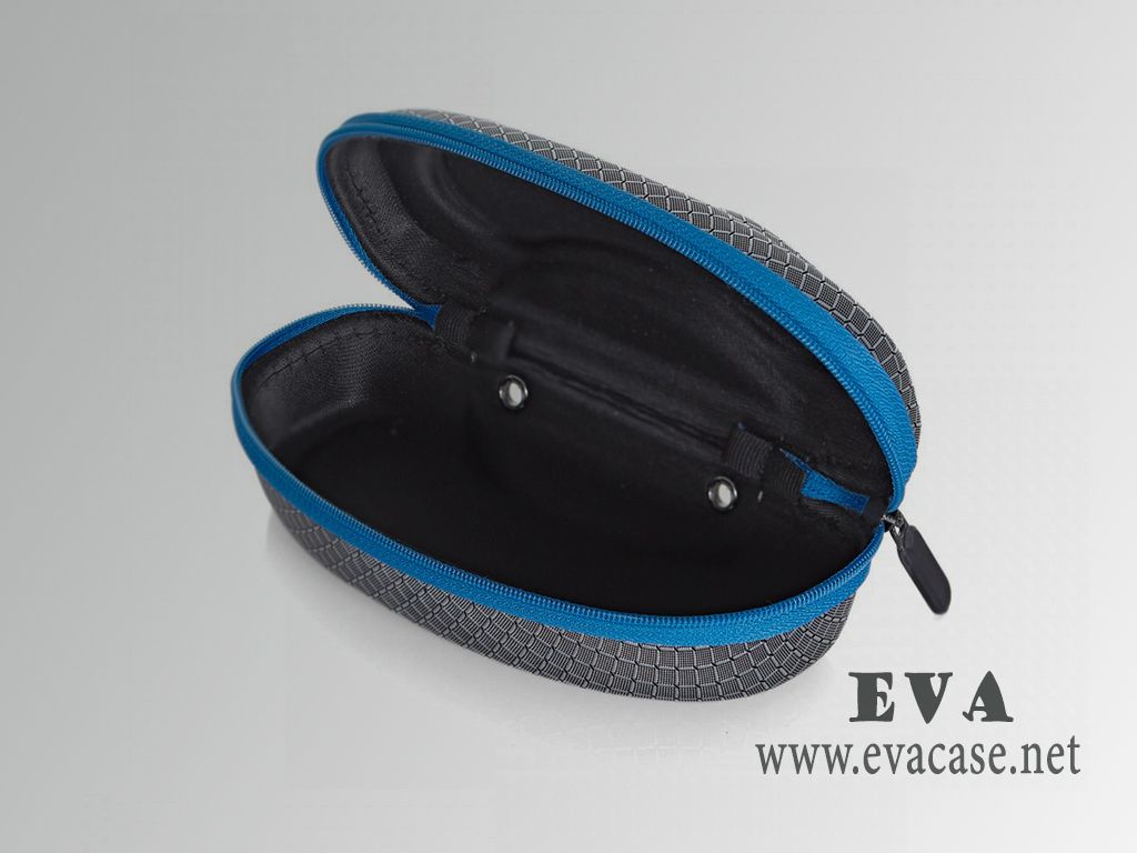 Zoggs hard EVA swim goggle carry case inside