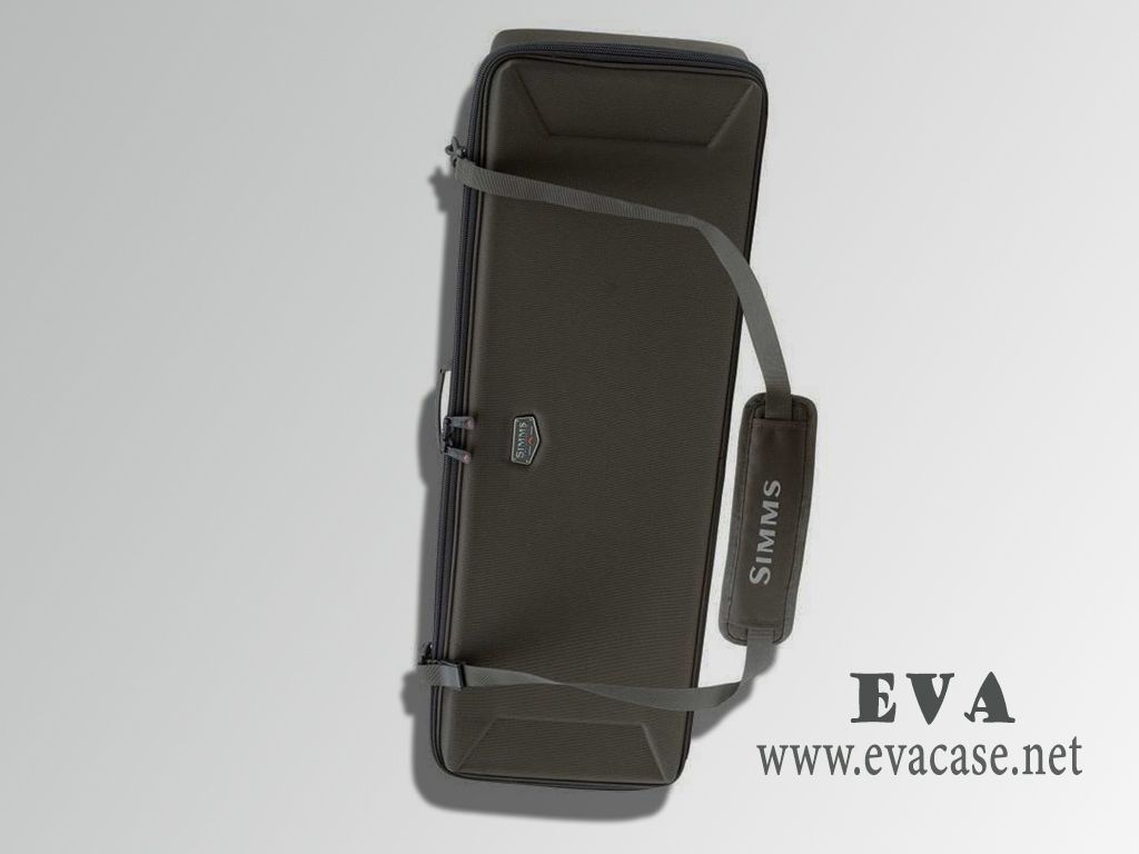 Molded EVA fishing rod travel bag case custom design