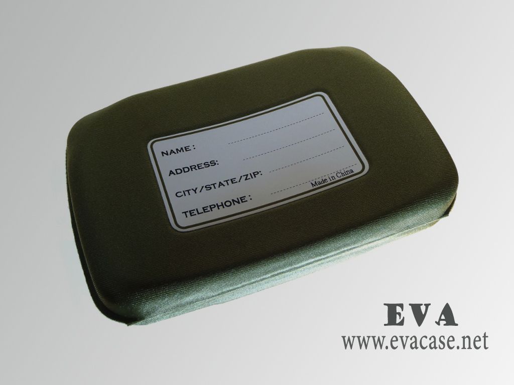 Lightweight EVA Foam Fly Box case with name card on back