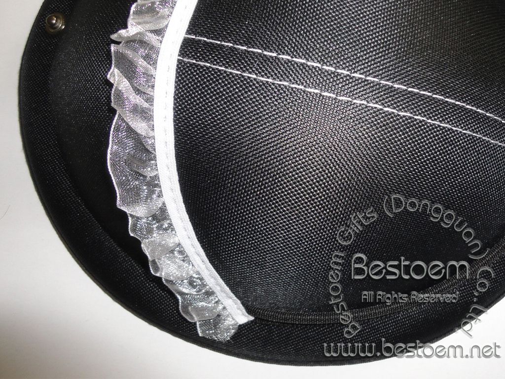 Large bra case organizer with white lace