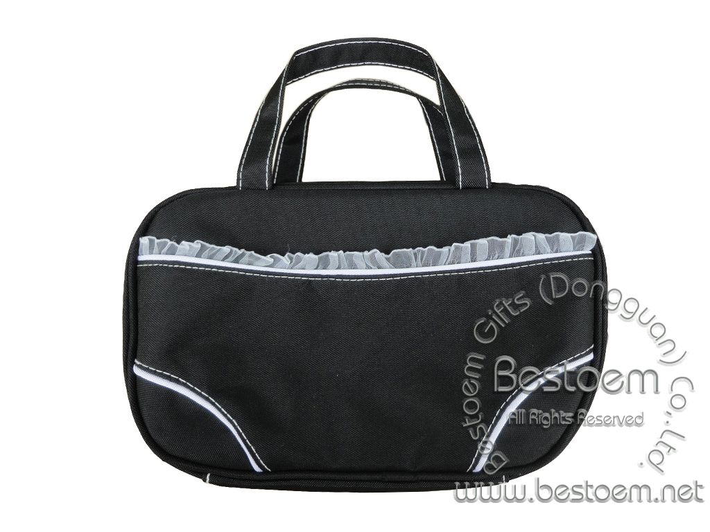 Waterproof nylon underwear bag for travelling back view