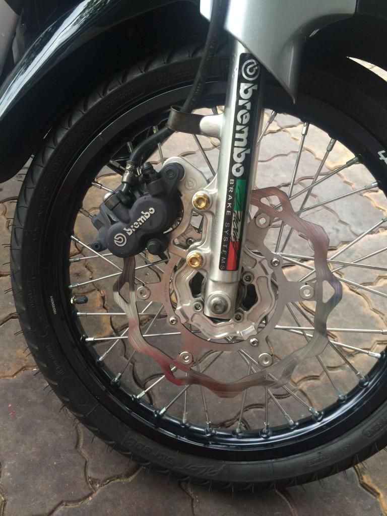 Bán em xipo RGV120 lên satria 2000 full đồ chơi fix mạnh 93tr giá quá tốt ai hốt nào - 4