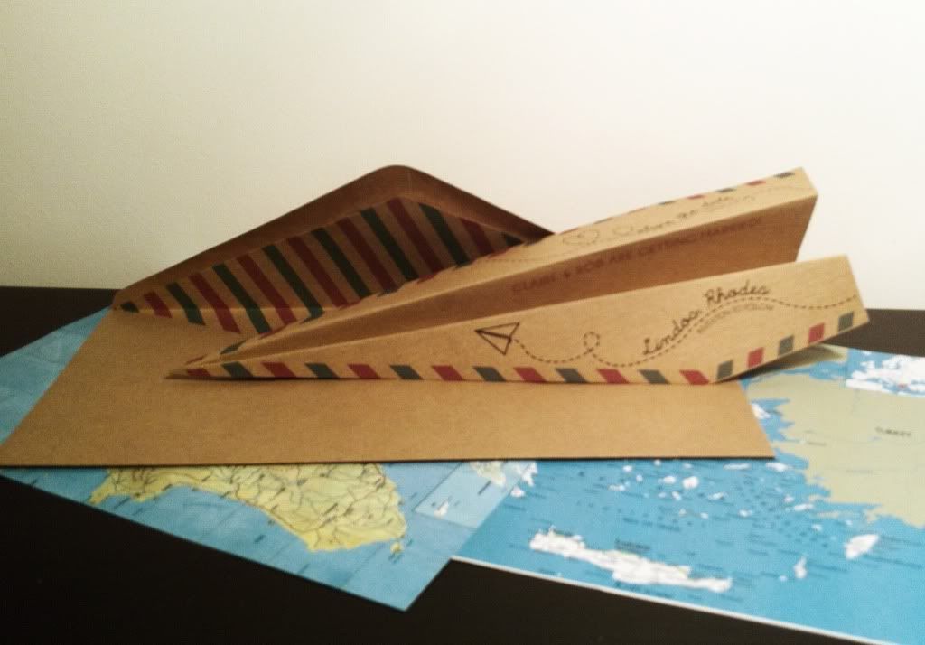 Paper airplane save the dates! Wedding Forum You & Your Wedding