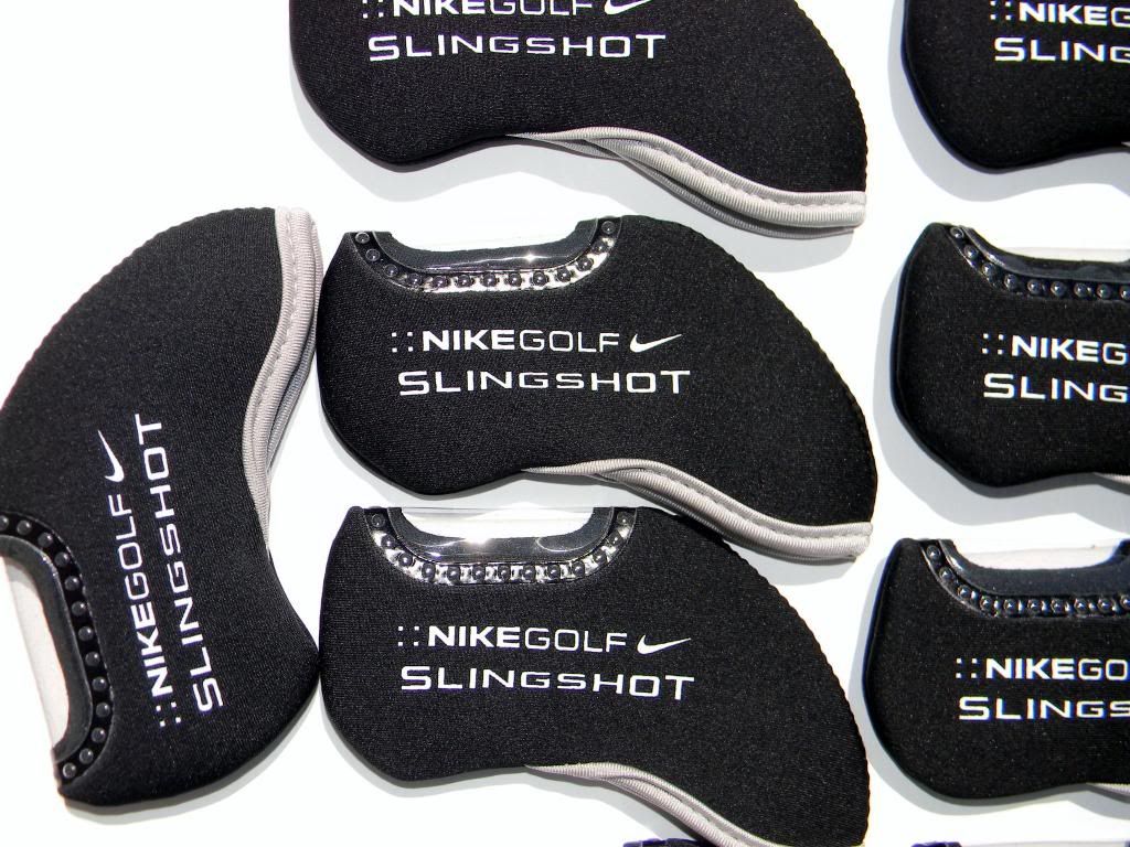 10 NIKE SlingShot Neoprene Iron Headcovers New Black Golf Covers eBay