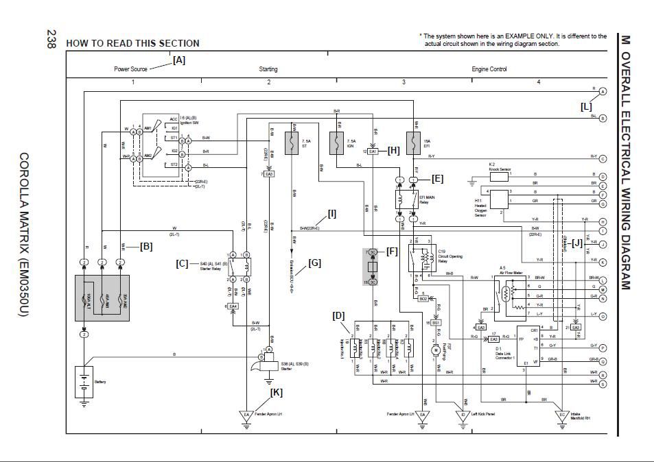 wiring diagram for toyota corolla 2006 #4