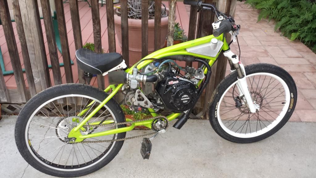 212cc motorized bicycle top speed