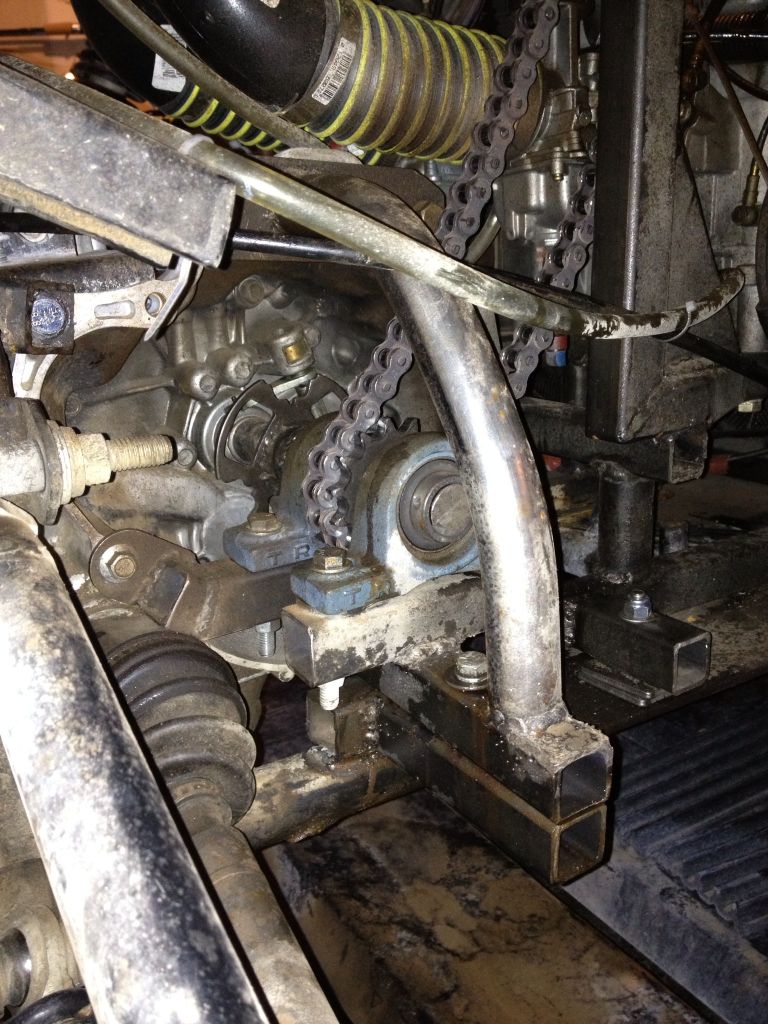 Polaris 700 two stroke motor swap