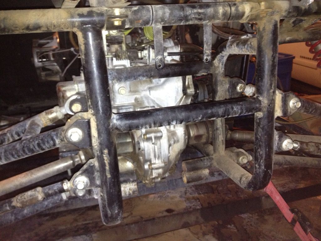 Polaris 700 two stroke motor swap