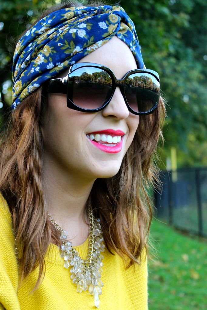 scarf turban, style tab, blogger, sunglasses