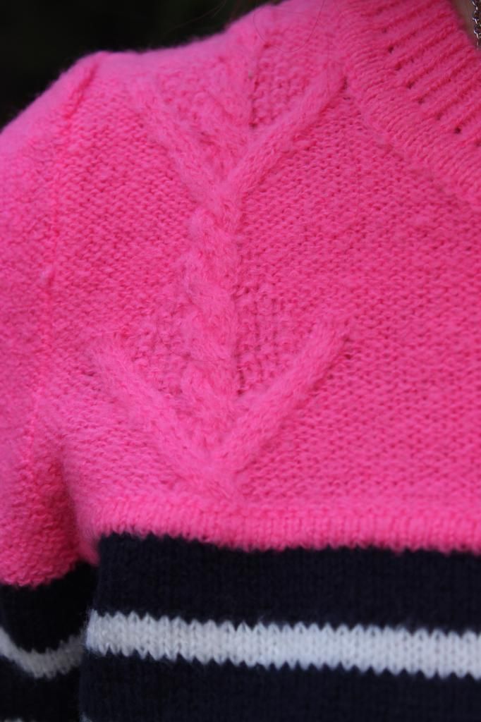 cable knit, sweater, neon, gap