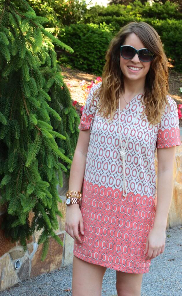 preppy print dress, boston fashion blogger, style tab