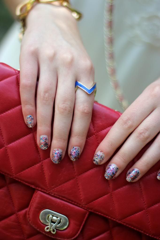 style tab, fashion blogger, boston blogger, red, white and blue nails, 4th of july nails, julep nails,