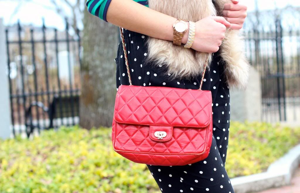 style tab, fashion blogger, boston blogger, mixed prints, stripes, polka dots