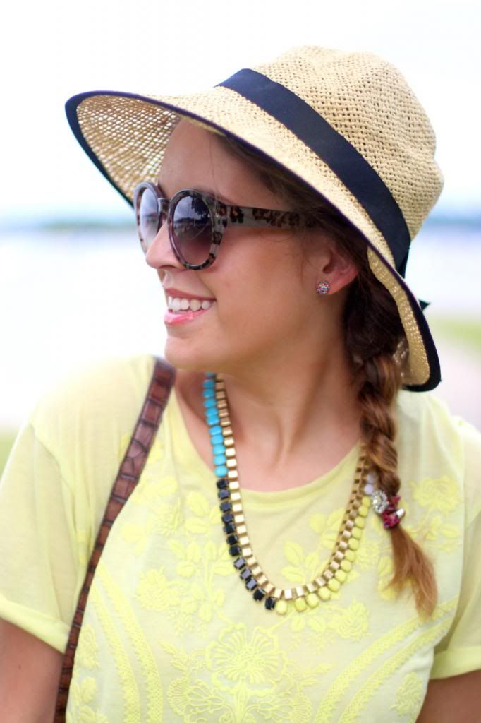 style tab, fashion blogger, boston blogger, chloe and isabel, how to wear, straw hat,