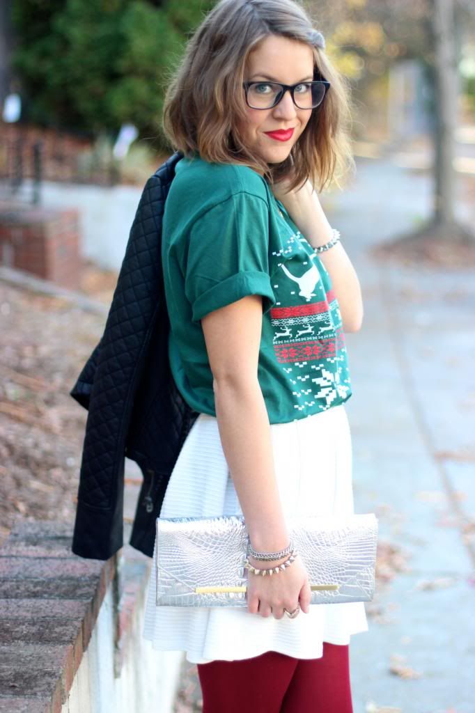 style tab, fashion blogger, boston blogger,skip n'whistle, ugly sweater t-shirt