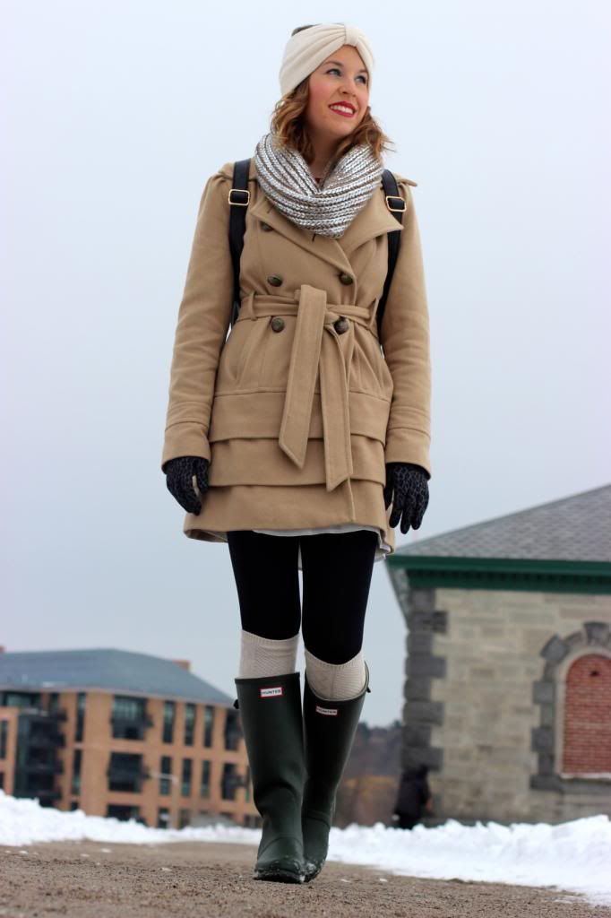 style tab, fashion blogger, boston blogger,winter, outfit, outerwear, green hunter boots