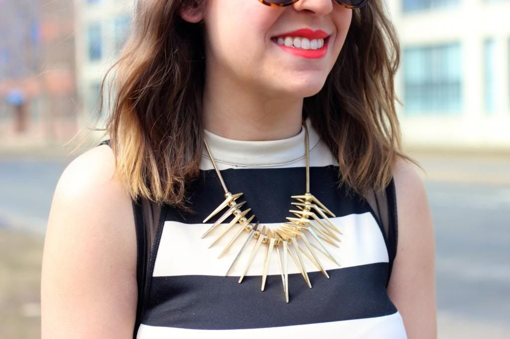 style tab, boston, fashion, blogger, style blogger, spike necklace