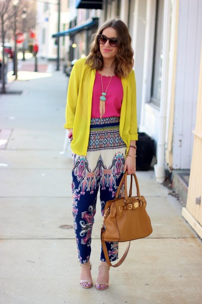 style tab, boston fashion blogger, printed pants