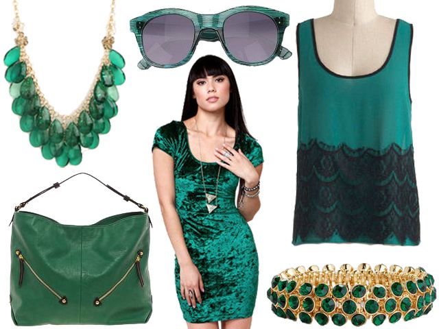 emerald, color of the year, 2013, pantone, shopping guide,