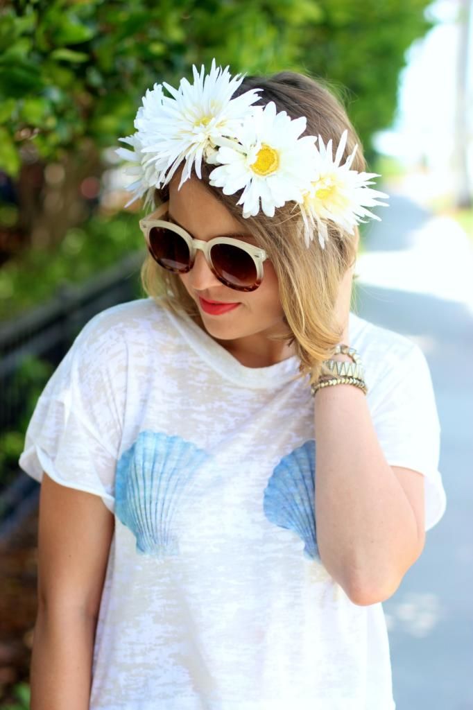 style tab, fashion blogger, boston blogger, firefly 2014, white flower crown