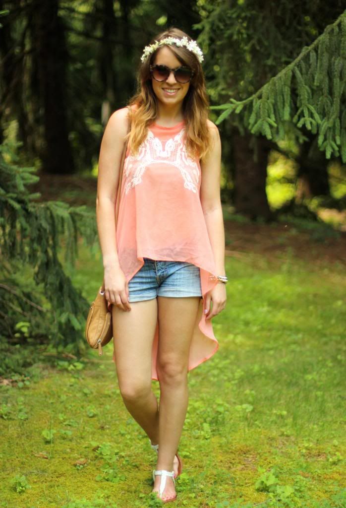 style tab, fashion blogger, firefly festival, festival fashion, high-low trend, flower crown,