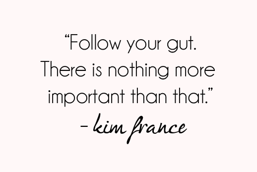 kim france quote