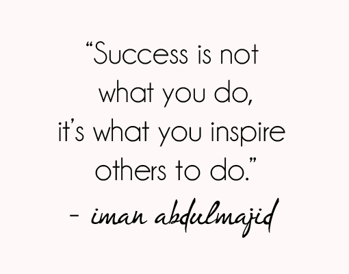 IMAN quote