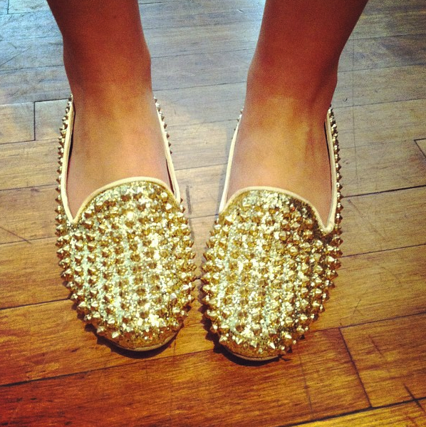 Steve madden studded loafers