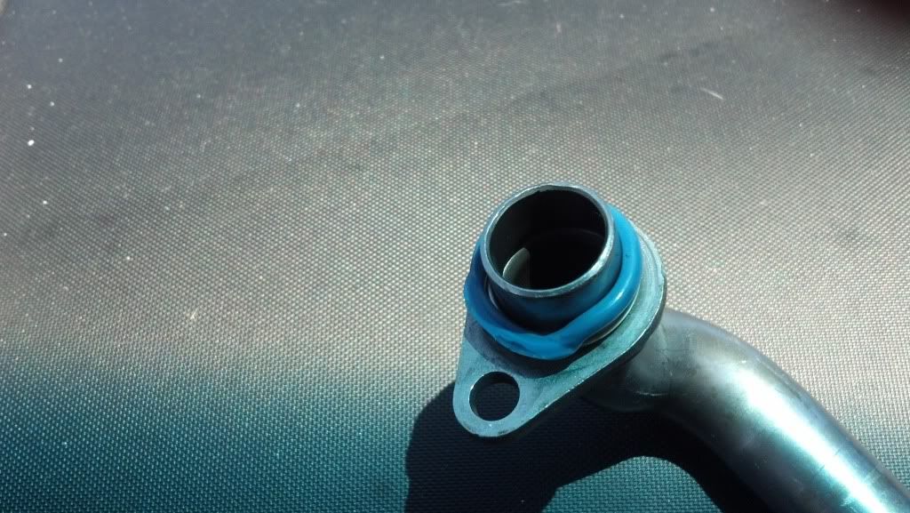 Could this pinched Oring on the oil pump pick up have caused a spun