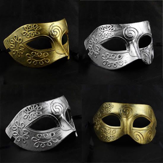 Wholesale 60pcs/lot Party Costume Masquerade Retro Mask 2 color