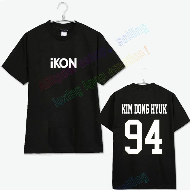 Kpop Ikon T Shirt Bobby Bi Donghyuk Jinhwan Junhoe Tee Tshirt 1491