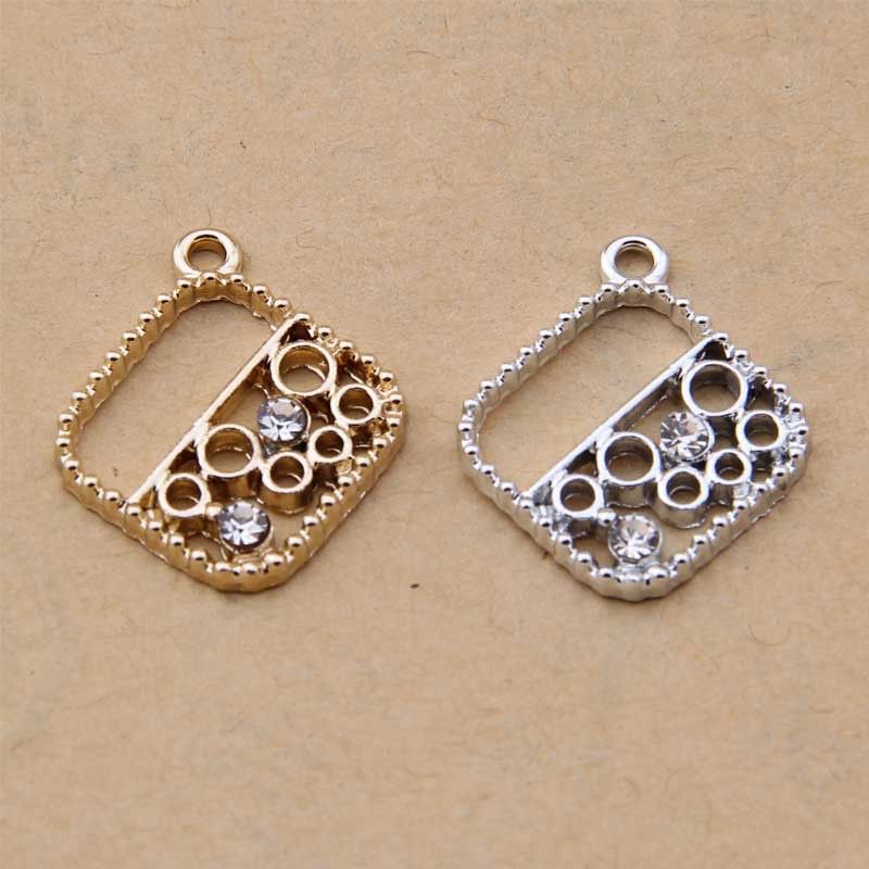 50pcs Tibetan Silver Charms Whale tail Pendant Beads Accessories WholesaleJP1139