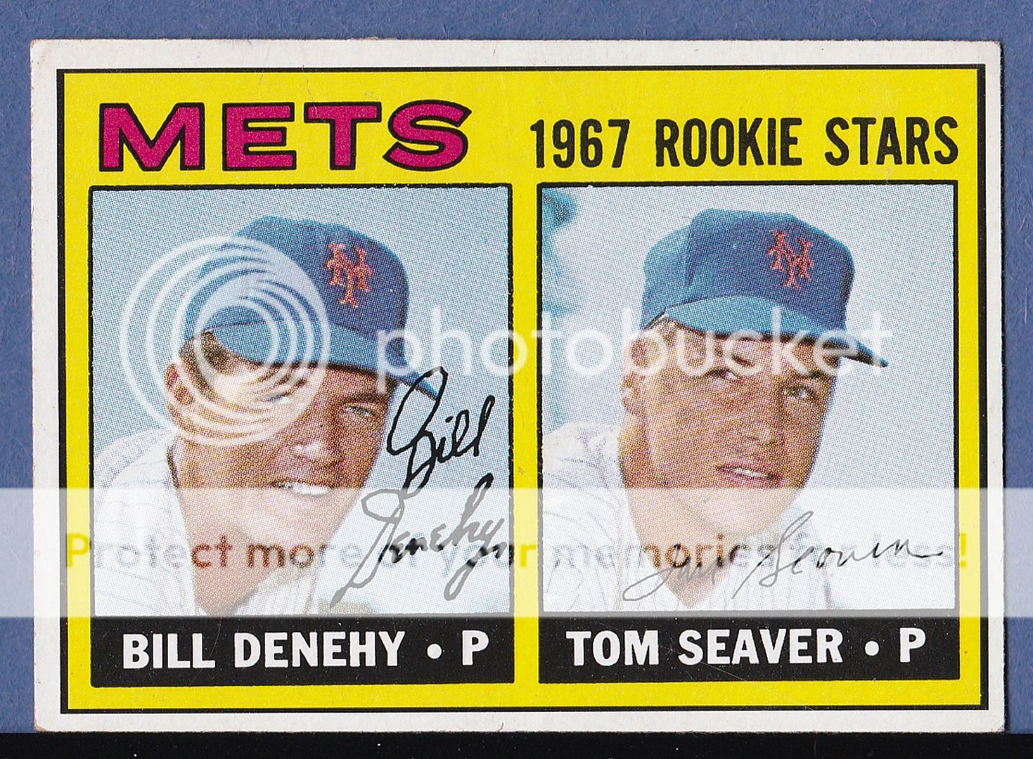 Pen marks on back of card — Collectors Universe