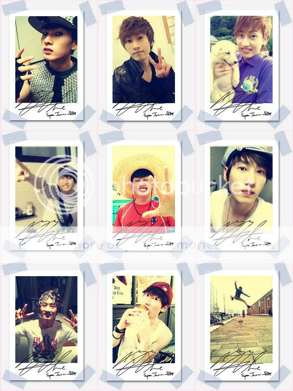 Eunhyuk Lee Hyuk RetroStyle LOMO Card Autograph 30 Photo Picture Super ...